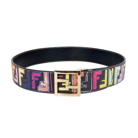 fendi multicolor belt